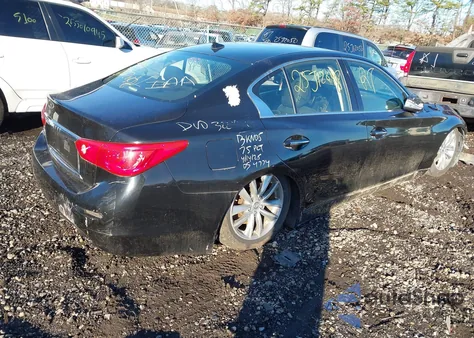 2015 Infiniti Q50 from USA, damaged, VIN JN1BV7AR2FM401571